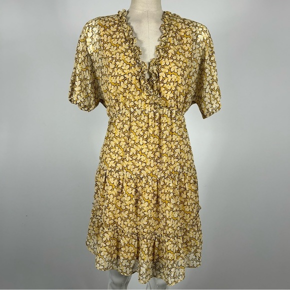 Lush floral spring/summertime brunch Dress S - Picture 3 of 11